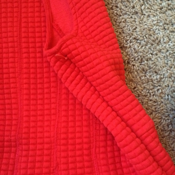 🎉2xHP- textured red drop-waist dress - Picture 3 of 4